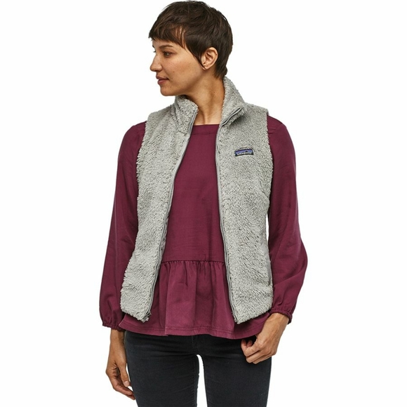 Patagonia Los Gatos Grey and White Reversible Vest - Picture 6 of 11